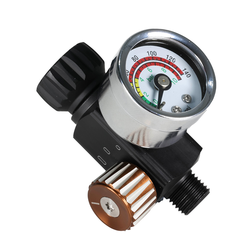 thumbnail image 2 of Body Shop Supplies Compact Spray Gun Regulator - Ws11 2 of 3
